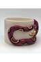24 Carat Gold Embroidered, Snake Embossed, 100% Handmade, Mug 220 ml - 3