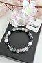 Black Rutile Quartz Natural Stone Unisex Bracelet - 2