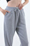 women's three-thread drawstring waist and leg elastic sweatpants - 4