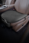 Premium Front Seat Cushion High Quality Leather Black with Extra Pocket