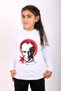 Long Sleeve Cotton Unisex Children's T-Shirt with Ataturk Print and Turkish Flag - 6