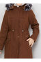 HIJAB COAT WITH CACHET WAIST TUNNEL ELASTIC ELASTIC FITTINGS - 4