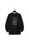 UNISEX CREW NECK, DRESSED, PRINTED, WINTER SWEATSHIRT