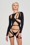 Infinity Bodysuit - Siyah - 4