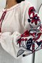 Women's New Season Tasseled Balloon Sleeve Embroidered Cotton Blouse - 2