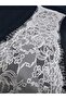 Bearded Lace EN 22 cm Length 1.5 Meters Ecru (Off White) - Black - 3