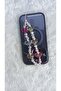 Colorful Heart Figure and Pearl Phone Charm Phone Strap - 2