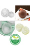 Silicone Soccer Ball Large Size 4 Compartment Ice Mold with Lid, Green - 4