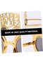 Imported Luxury Women's Kids Men's Unisex Happy New Year Gold Gold Party Christmas Glasses New Year Glasses - 6