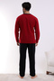 Flkn 7202 Fleece Winter Men's Home Pajama Set Sleeping Set - 6