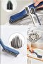 Brush Handle Tweezers Clip Hard Floor Cleaning Scrubbing Brush Bathroom Kitchen Tile Brush - 4