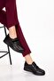 Genuine Leather Anatomical Sole Comfortable Rubber Laced Shoes Elnr.5805 - 3