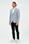 Men's Blazer Jacket - Light Blue, Slim Fit, Lined, Stylish Jacket - 8