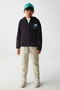 NK KİDS 45326 BOY BLACK TRIANGLE CARDIGAN - 2