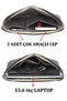 Quilted Laptop Case Macbook Air Pro Compatible 15 & 16 Inch Black - 3
