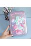 Shiny Glitter Unicorn large rectangular pencil case