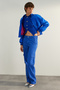 Limited Edition Saks Kargo Cepli Yüksek Bel Wide Leg Jeans TWOAW24JE00229 - 3