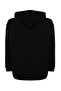 Black Hooded Zippered Thin Knitted Sweatshirt TBBSS22SW0169 - 8