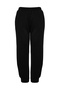 Black Thin Jogger Knitted Sweatpants TBBAW24AJ00011 - 6
