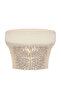Beige Crop Sequin Bustier TPRAW24BS00033 - 8