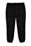 Black Regular/Normal Cut Warm Fleece Hidden Lace-Up Jogger Sweatpants Tmnaw24Ea00021 - 7