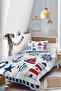 Sailor Anchor Starfish Patterned Single Baby Children's Duvet Set