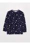 LCW DREAM Crew Neck New Year Themed Long Sleeve Women's Pajama Set - 3