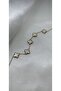 White Pearlescent Steel Bracelet