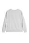 Cat Patterned Off Shoulder Oversize Sweat Gray - 2