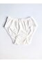 Girl's 100% Cotton Ecru/Retro Jacquard Slips/Panties 3-Piece - 2