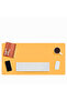 Yellow Desk Mat, Large Mousepad, Gamer Laptop Computer Leather Wide Desk Mat |   Beautiful - 3