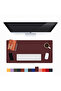 Lindos Leather Desk Pad, Large Mouse Pad, Gaming Player Mause Pad, Desk Mat for Office and Home