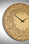 46 cm Real Mirror Plexi Figure Decorative Wall Clock with Verse - 3