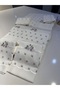 Our Embroidered Cotton Satin Pique and Duvet Cover Set is Composed of 7 Pieces - 2