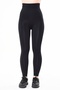 Corseted Leggings with High Waist, Laser Cut Silicone Bands - 4