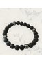 Real Lava Stone, Onyx And Hematite Natural Stone Bracelet Men's Bracelet - 2