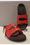 Red Anatomical Sole Soft Plastic Extra Light Women's Pool Sea Beach Home And Street Slippers Eva