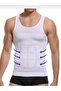 Comfortable Breathable Chest and Belly Lifting Firming White Men's Athlete Corset (2 PCS) - 2