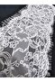 Bearded Lace EN 22 cm Length 1.5 Meters Ecru (Off White) - Black