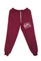 Girls/Boys Black Pink Digital Printed Single Sweatpants Knitted Two Threads with Raised Inside (Fleece)