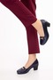 Genuine Leather Comfortable Classic Heeled Shoes Vdt.71 - 5