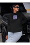 SEBESTA FASHİON NEW SEASON Unisex 2 THREAD RADIAN KALINN PRINTED HOODED Sweatshirt - 4