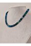 Apatite Stone Facet Cut Necklace 8mm (Fixed Clip) - 2