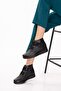 Women's Genuine Leather Velcro Easy Wear Boots Elnr.2126 - 5