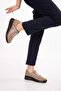 Genuine Leather Anatomical Sole Comfortable Rubber Laced Shoes elnr.5806 Mink - 2