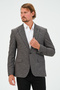 Men's Blazer Jacket - Anthracite, Slim Fit, Lined and Stylish - 4