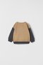 Contrast Block Colored Sweatshirt Tracksuit Kids Bottom Top Set - 5