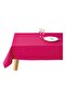Liquid Proof Dartless Linen Tablecloth Fuchsia 25 Pieces - 2
