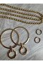 Metal Bag Handle, Chain and Ring Set of 3 - 3
