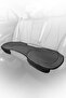 Car Back Seat Cushion Linen Isofix Compatible Smoked with Extra Pockets - Premium - 3